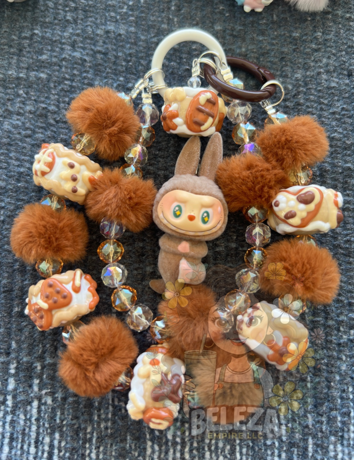 Handmade Labubu Keychain | Purse charm | Mobile Phone Chain (attachment included) – Cute Collectible Accessory | variety of colors | charm