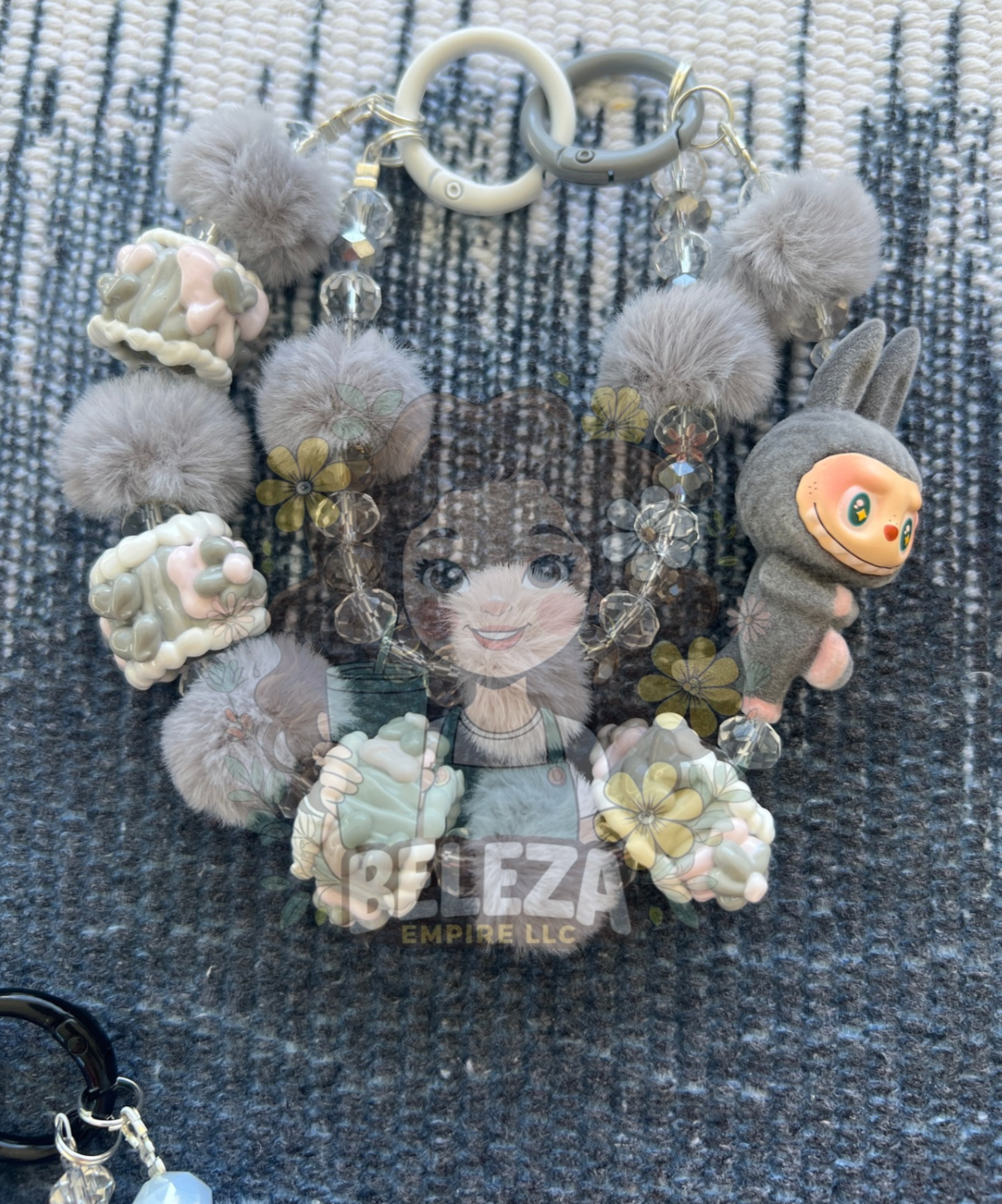 Handmade Labubu Keychain | Purse charm | Mobile Phone Chain (attachment included) – Cute Collectible Accessory | variety of colors | charm